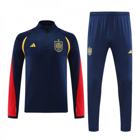 Spanje Quarter Zip Trainings Sweatshirt Pak 2022-23 Blauwe
